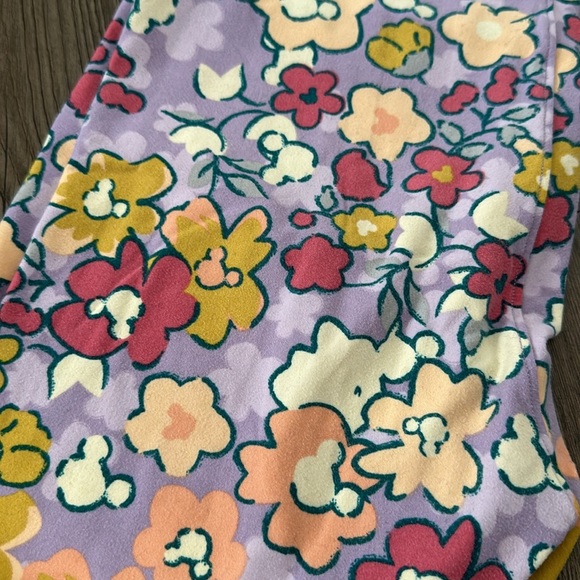 Disney x LuLaRoe Leggings - Mickey Floral - Picture 2 of 2